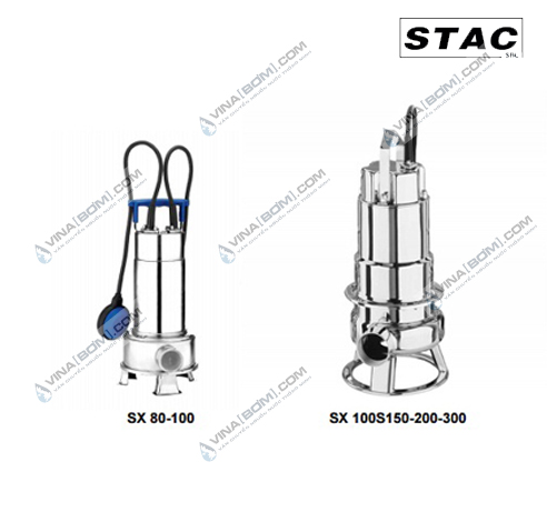 Máy bơm nước thải Stac SX 100S MA (750w) 2