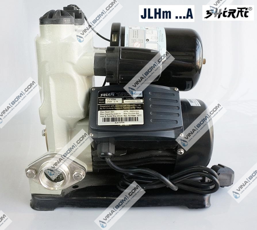 Máy bơm nước tăng áp tự động Shirai JLHm 450A (400 w) 4
